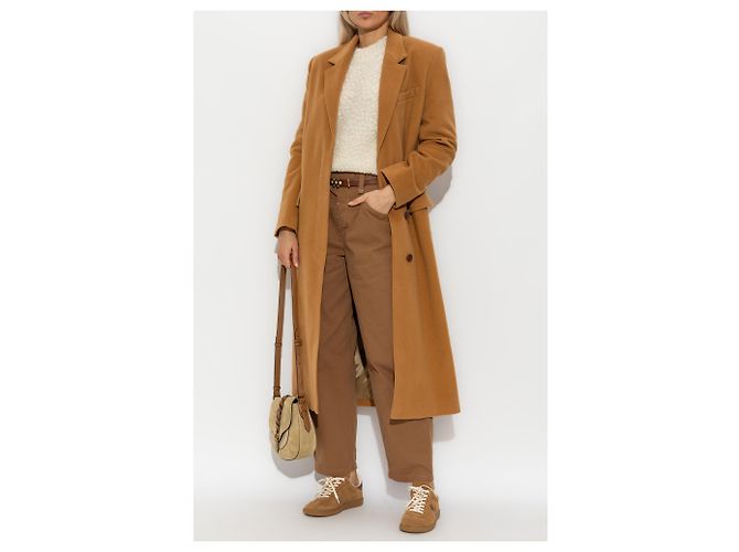 Abrigo Ellenita Isabel Marant de lana beige - vista 2