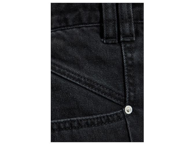 Vaqueros Lirokayo Isabel Marant negros de algodón - vista 5