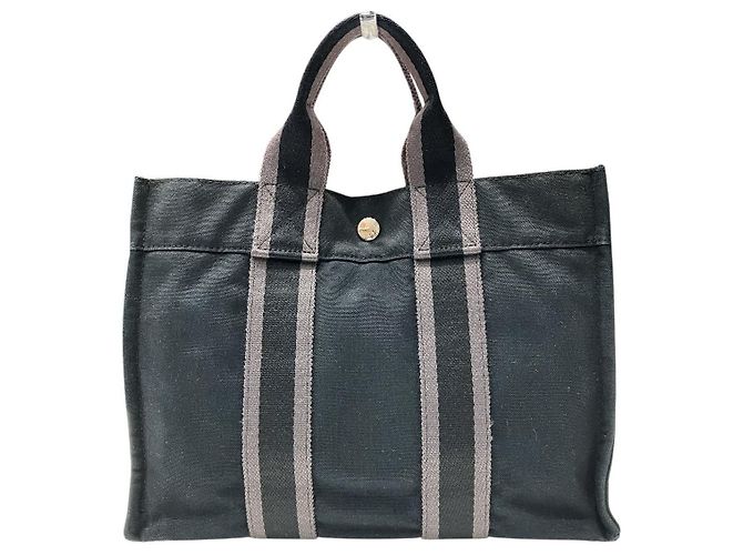 Hermès Bolso Hermes Herbag Tote PM Canvas - vista 2