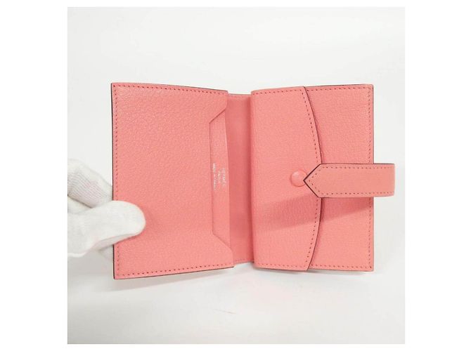 Béarn Hermès Cartera Hermes Bearn Mini Chevre - vista 3