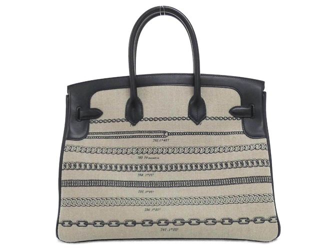 Hermès Hermes Birkin35 Toile de Camp Swift - vista 2