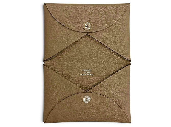 Hermès Tarjetero Hermes Calvi Chevre - vista 6