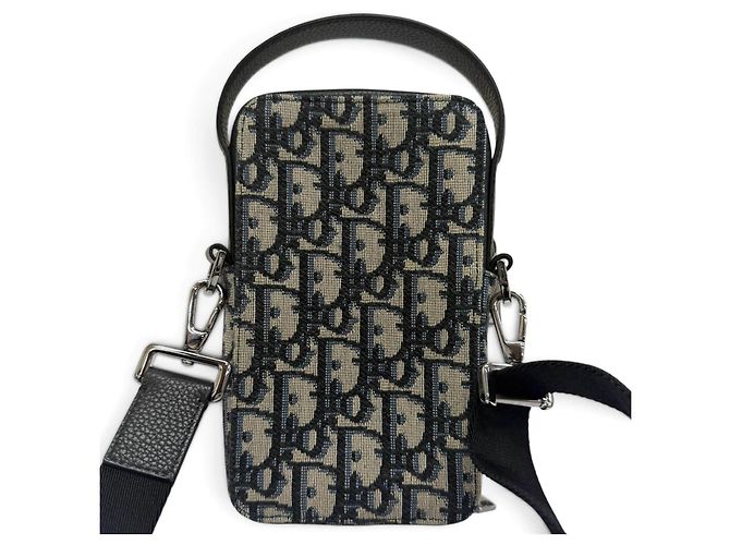 Dior Oblique Rider Micro Pouch Schultertasche aus Canvas - Ansicht 3