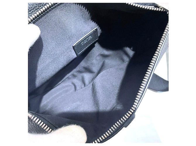 Sac ceinture Dior Saddle en cuir - vue 6