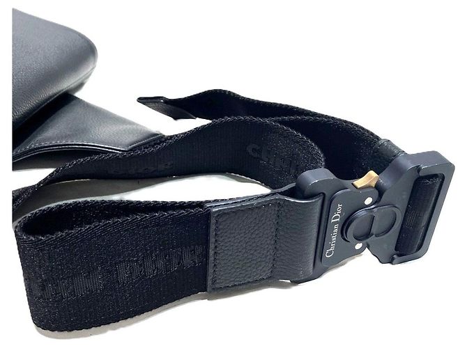 Sac ceinture Dior Saddle en cuir - vue 8