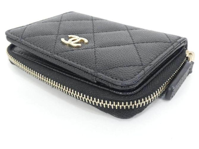 Monedero Chanel Timeless Classic Caviar Skin - vista 3