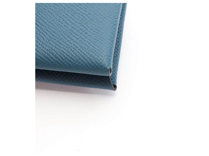 Hermès Monedero Hermes Calvi Duo de piel Epsom - vista 8