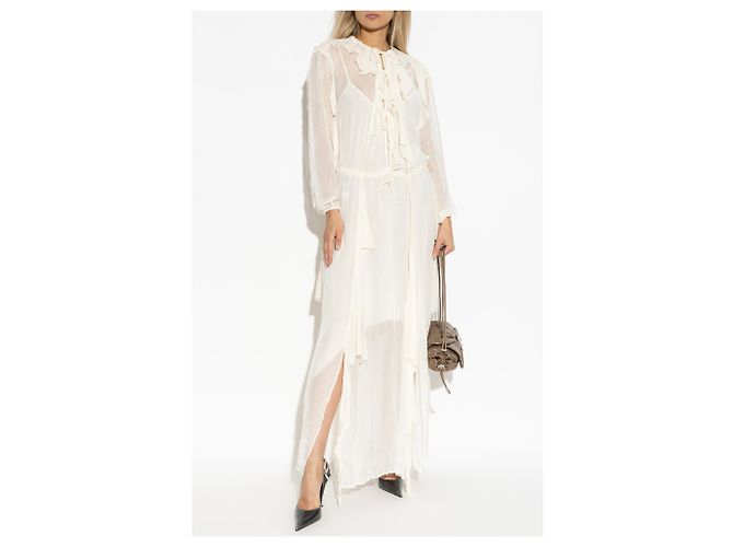 Vestido largo D-AZZLING Diesel blanco crema - vista 2