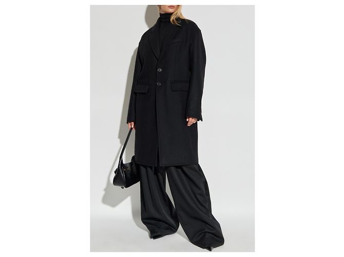 Cappotto di lana nero Dsquared2 - vista 2