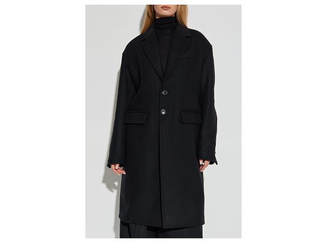Cappotto di lana nero Dsquared2 - vista 3