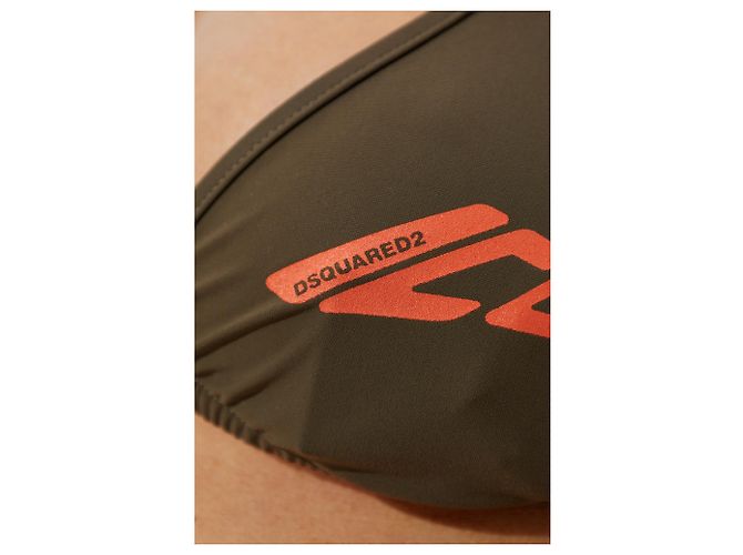 Dsquared2 Bikini Oberteil Khaki Grün - Ansicht 4