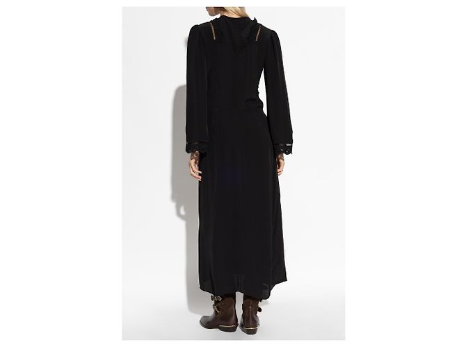 Vestido Faustina Isabel Marant negro de viscosa - vista 4