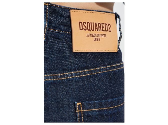 Falda de denim selvedge azul marino Dsquared2 - vista 5