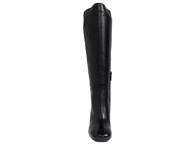 Hogan Lederstiefel mit Absatz in Schwarz - Ansicht 6