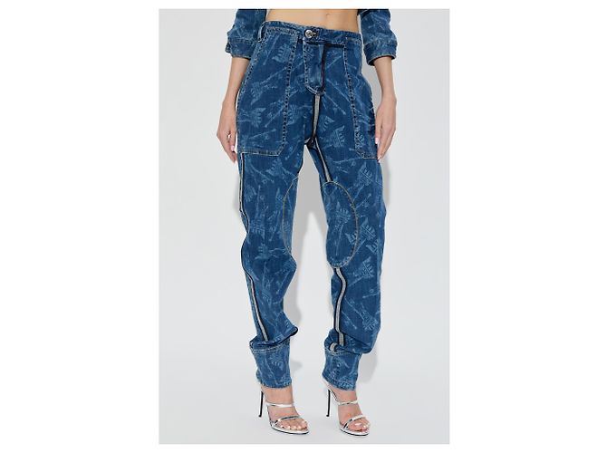 Jeans boyfriend blu Dsquared2 x Vaquera - vista 3