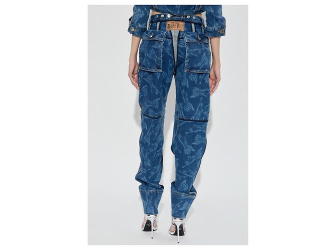 Jeans boyfriend blu Dsquared2 x Vaquera - vista 4