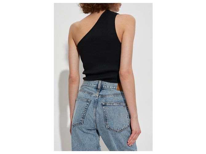 Top Cut-Out Amiri Negro de Algodón - vista 4