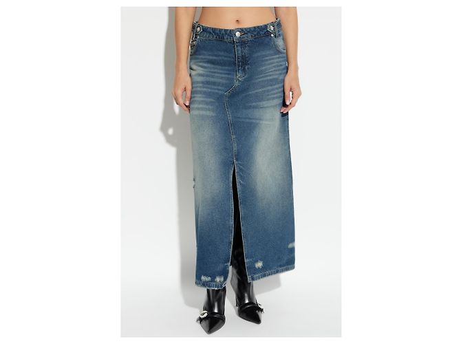 Autre Marque Falda maxi denim MISBHV azul - vista 3