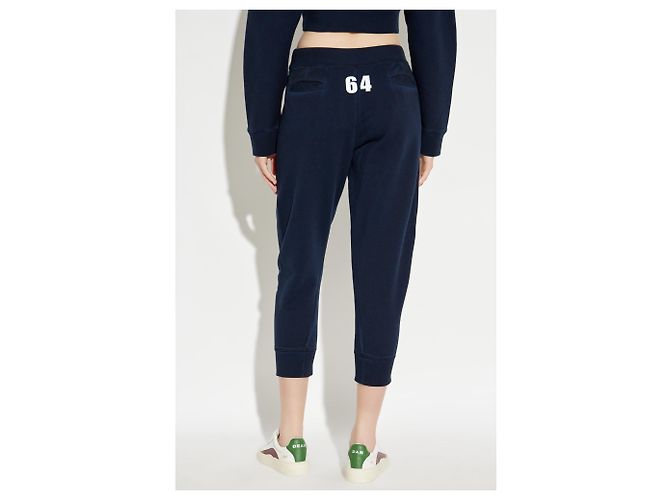 Dsquared2 Jogginghose marineblau aus Baumwolle - Ansicht 4