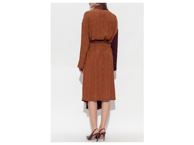 Kimono Moschino avec ceinture marron - vue 4