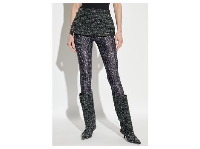 Leggings Diesel P-HOUR Neri - vista 3