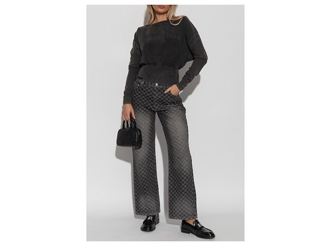 Autre Marque T-shirt nera con logo MISBHV in cotone - vista 2