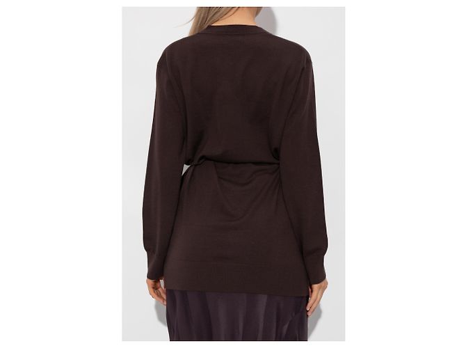 Cardigã Tibati Dries Van Noten Roxo de Lã - vista 4