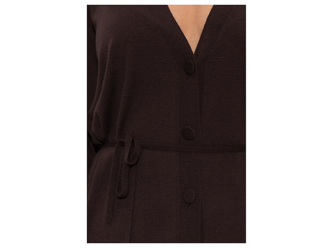 Cardigã Tibati Dries Van Noten Roxo de Lã - vista 5