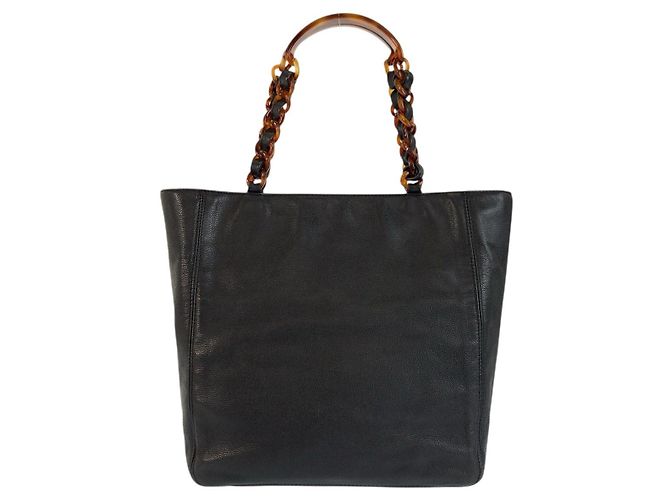 Bolso Tote de piel Chanel Coco Mark Marble Chain - vista 2