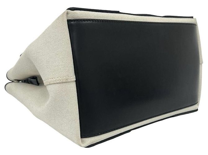 Borsa a mano Balenciaga Cabas in pelle blu navy - vista 8