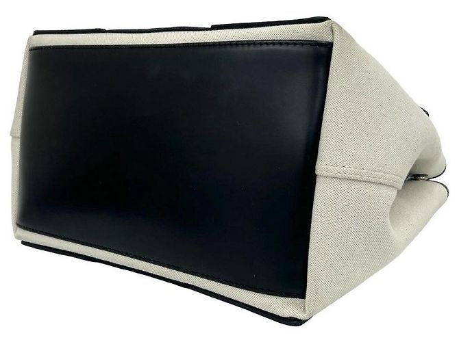 Borsa a mano Balenciaga Cabas in pelle blu navy - vista 9