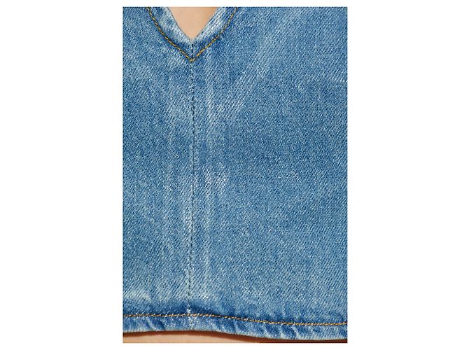 Crop top de denim azul Illian Iro - vista 5