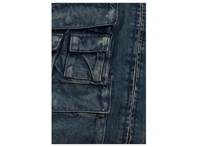Diesel DE-MELVI-S Kleid in Blau Denim Midi - Ansicht 5