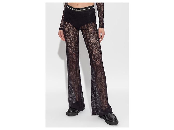 Palm Angels Spitzenhose schwarz - Ansicht 3