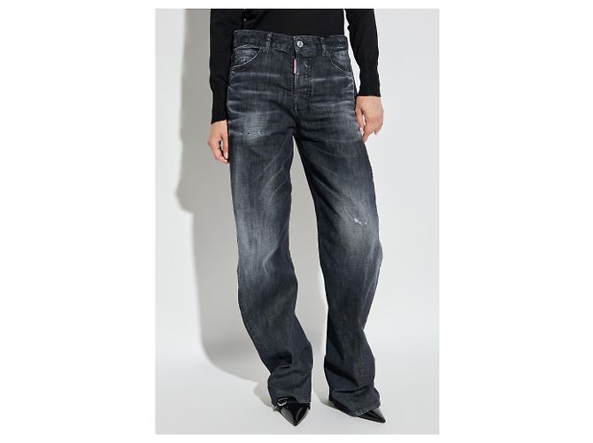 Vaqueros Dsquared2 D2 Twisted grises - vista 3