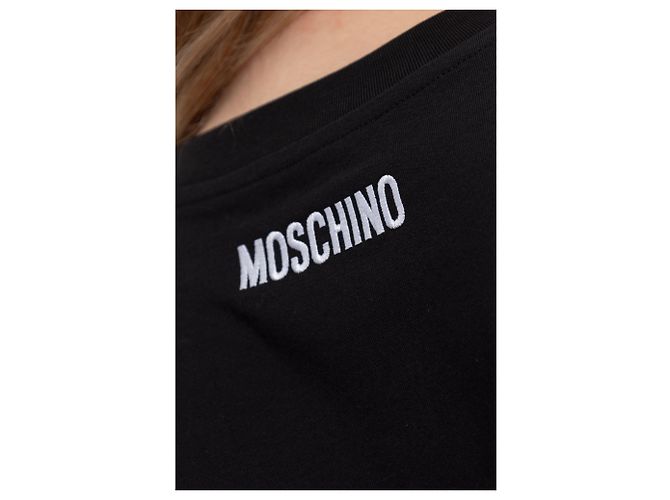 Camiseta Moschino x Smiley de algodón negro - vista 5