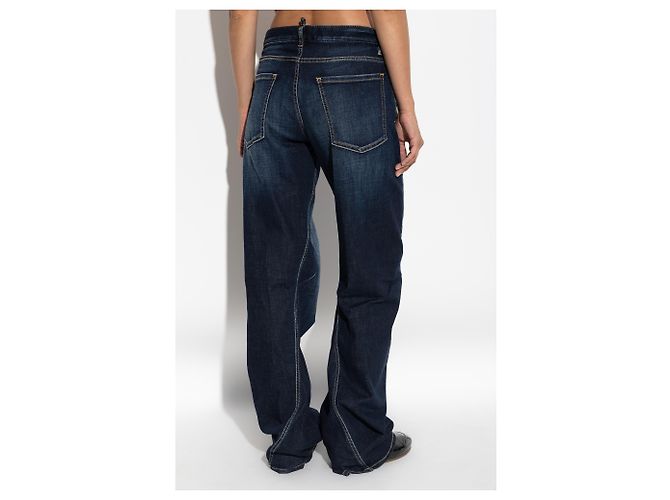 Dsquared2 D2 Twisted Jeans Navyblau - Ansicht 4