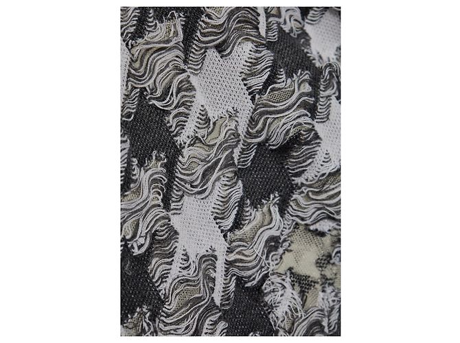 Vestido corto M-SIGNE Diesel de algodón gris pata de gallo - vista 5