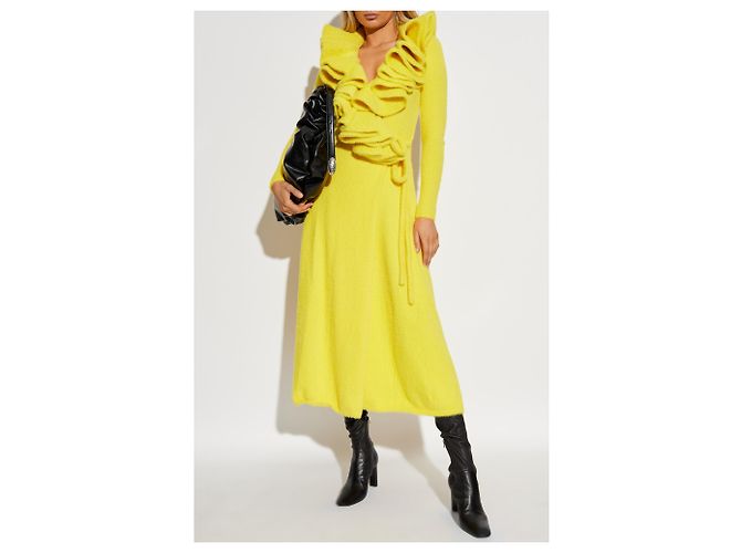 Vestido midi amarillo M-INGELINA Diesel - vista 2