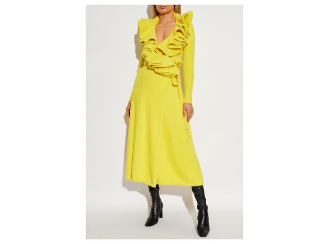Vestido midi amarillo M-INGELINA Diesel - vista 3