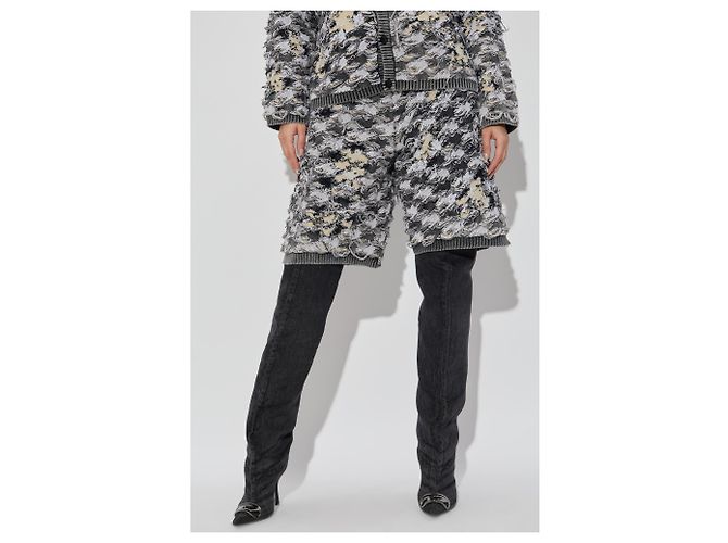 Pantaloncini Diesel M-VANJA Grigio Cotone - vista 3