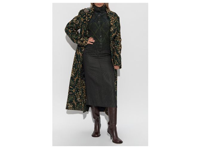 Falda Sandora Dries Van Noten negra de viscosa - vista 2