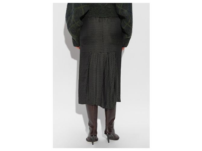 Falda Sandora Dries Van Noten negra de viscosa - vista 4