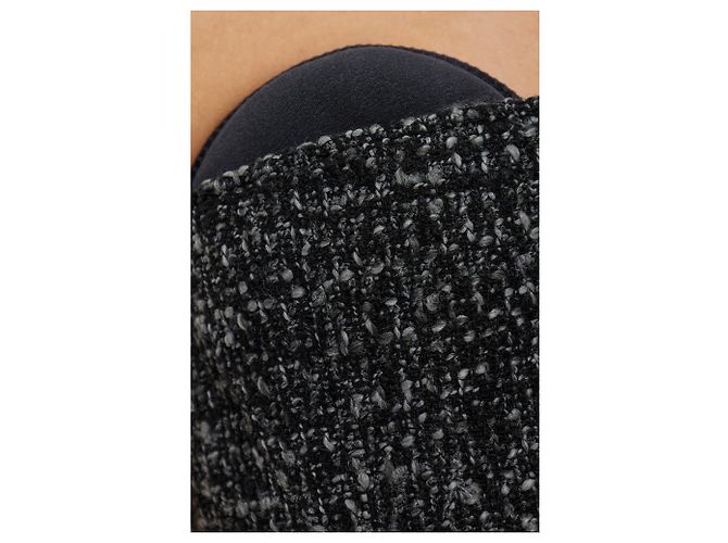 Top corsé T-ORSET Diesel negro de tweed - vista 5