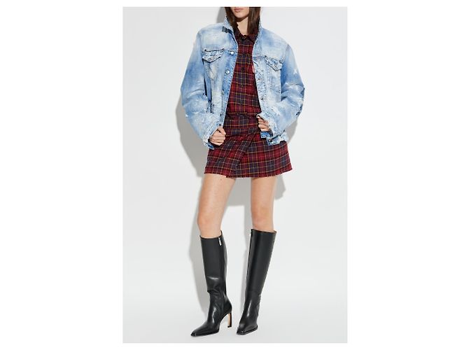Dsquared2 Jeansjacke mit `vintage` Effekt - Ansicht 2