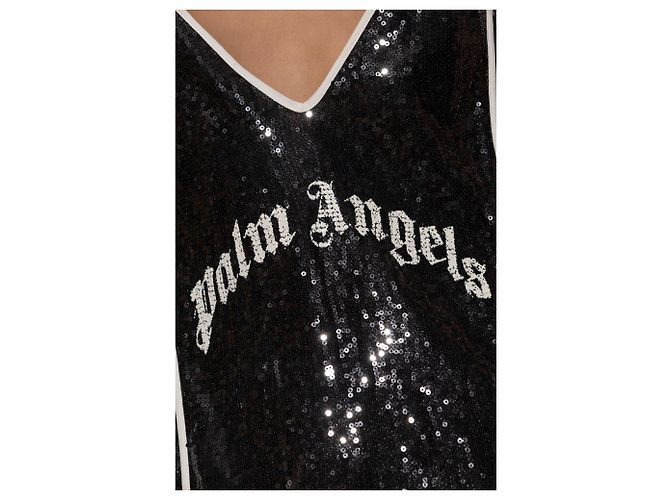 Palm Angels Paillettenkleid mit doppeltem Schlitz - Ansicht 5