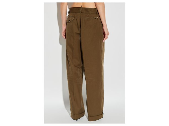 Pantaloni cargo Dsquared2 in cotone verde - vista 4