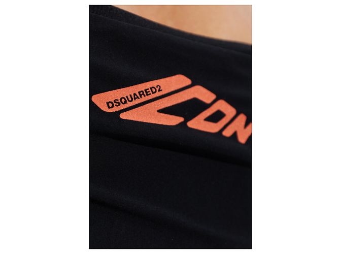 Costume da bagno intero bandeau nero Dsquared2 - vista 5