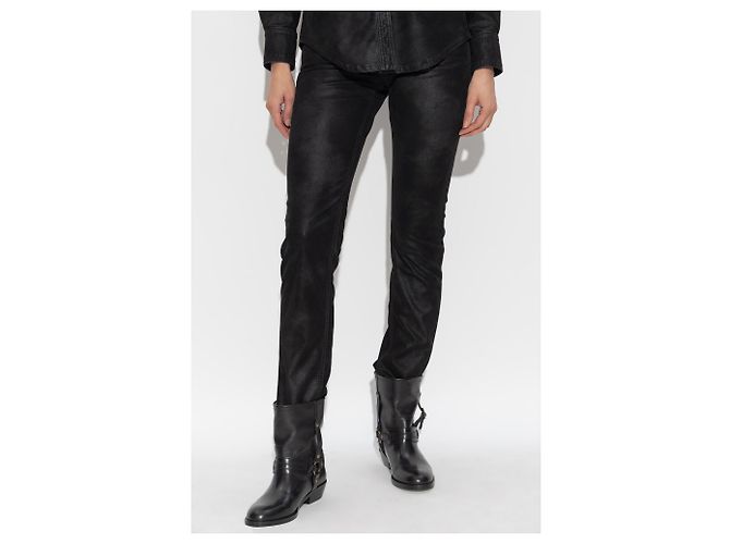 Pantalones Kelsie Isabel Marant Etoile Negros - vista 3