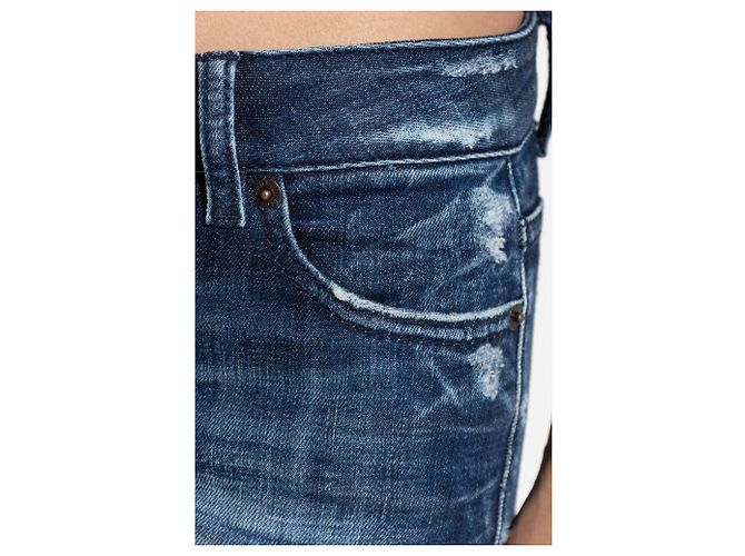 Jeans Jennifer Dsquared2 Blu Navy Skin Fit - vista 5